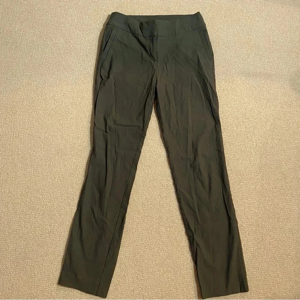 Worthington slim leg women’s 2 green dress pants